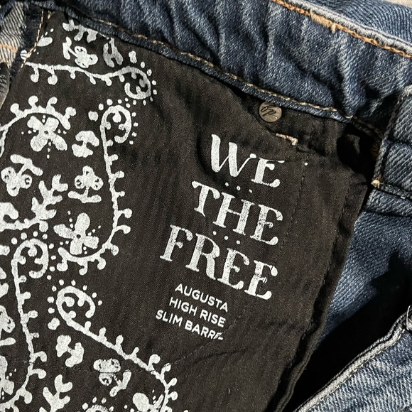 Free People We The Free | NWT! Augusta High Rise Slim Barrel Jean Size: 30 - Picture 7 of 8